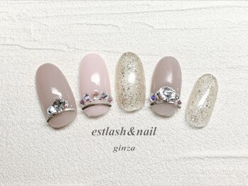 エストラッシュアンドネイル 銀座店(est lash&nail)/ストーンネイル