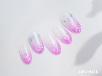 ファストネイル ロコ 志免店(FASTNAIL LOCO)/紫陽花ネイル【11903】