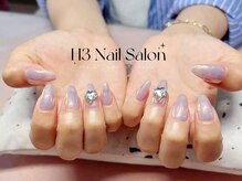エイチスリー(H3)/SNS人気のオーロラネイル！