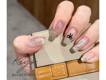 ネイルサロン キーズ(Nail salon Keys)の写真/フットも同価格！Instagramの写真など持ち込みOK♪【お好きなアート2本コース¥5700★4本コース¥6400】