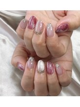 ヒトミネイルズ(Hitomi Nails)/大理石ネイル