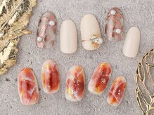 ネイルサロンアンドスクール ミュー(Nail Salon & school mieux)/秋にオススメ！　ブラウンネイル