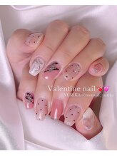 モナールアンド(MONNAL&)/バレンタインネイル