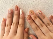 ニキ ヘアー ネイル(niki hair nail)/ブラウンシェルネイル