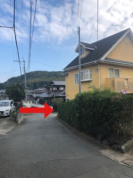 フシュリカ(Fushlica)/サロンへの道案内