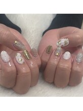 エムスラッシュ 横浜元町店(M.SLASH)/ハンドシェラック ミラーネイル
