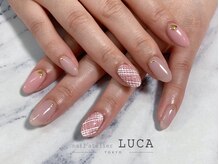 ネイルアトリエルカ(nail atelier LUCA)/W-375　大人可愛いチョコネイル