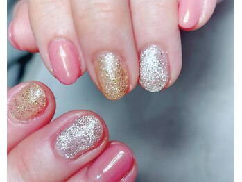 シーグラス(SeaGlass)/定額シンプル 卒業式ネイル