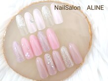 ネイルサロン アリーヌ(ALINE)の雰囲気(【初回オフ無料+ハンド限定¥5500→¥4980】※写真4月新作¥5500 )