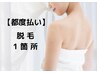女性 【都度払い脱毛】パーツ別脱毛どこでも1箇所 2200円