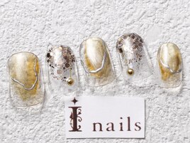 ゴールドニュアンスラメ￥7700