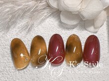 ケーズスタイル バイ キャンアイドレッシー(K's-Style by Can I Dressy)/べっ甲ネイル(定額B)