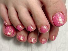 ブリスフルハピネス(Blissful happiness)/キラキラフットネイル