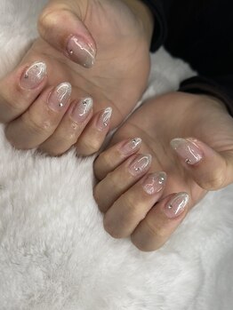 ユニティネイル(Unity nail)/ラメ×ストーン