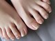 リアンネイル(lian nail)の写真/おしゃれ女性は足先も美しく！プライベート空間でゆったり施術◎
