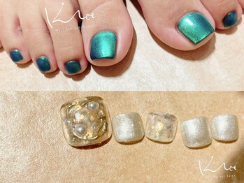 クレー(Klee)の写真/足元も気を抜かない綺麗な爪に！ハンドフット同時施術OK◎ハンドがNGな方にもおすすめです◎