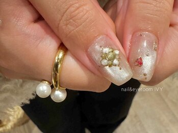 アイヴィー(IVY)の写真/ちょっとだけアートを楽しみたい方に【初回オフ込】カラー調合OK!ワンカラー★プチデザインアート2本¥6500