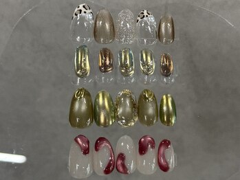 ネアー 新潟(NEER)の写真/トレンドや季節に合わせたネイルを楽しみたい方に【デザイン定額コース】技術力とモチの良さに定評あり◎