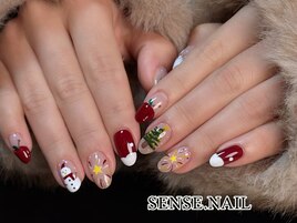 自爪のクリスマスデザイン