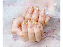 リボン&ゴールドフレンチ