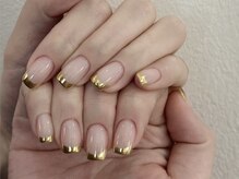 Best Nail 銀座店【ワンホンネイル・スカルプ・パラジェル・上品ジェルネイル】/フレンチミラー