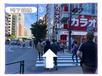 ヴィア 東京 渋谷店(Via)/サロンの行き方~地下鉄~