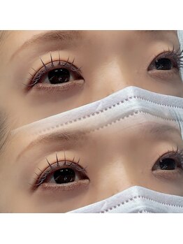 ミエルアイラッシュルーム(miel eyelash room)の写真/【大人気☆LEDエクステ】オイルクレンジングOK♪高いキープ力で美しい目元が長続き！

