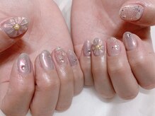 ララバイ 吉祥寺店(LULLABY)/ぷっくりフラワーネイル