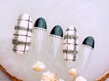 ネイルサロンフォーユー(for u)/チェックネイル¥7980