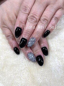 ティアラ(Tiara)/ツイードネイル♪