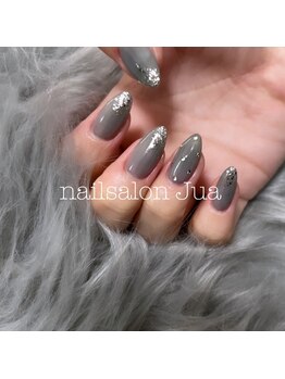 ちゅるんグレーネイル