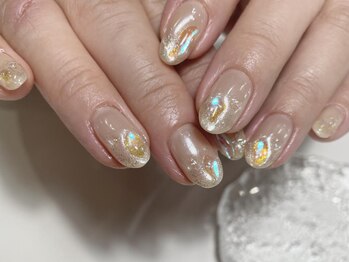 アイネイルズ 渋谷店(I nails)/【Yuki.f】オーロラネイル