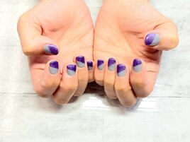 バイカラーネイル