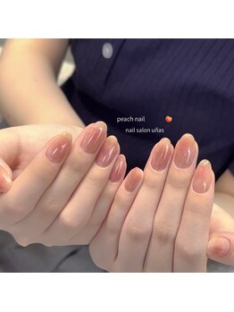 ウーニャ(unas)の写真/【ご新規様*ワンカラーorカラグラ¥5,500】技術に差が出るシンプルネイル*どの角度から見ても美しい仕上げ*