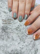 プライベート ネイルサロン マーマ(murmur)/べっこうニュアンス