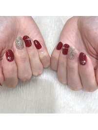 パラジェル　クリスマスネイル