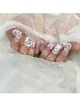 リンドネイル バイ モカ アンド ララ(Lind nail by moca and LaLa)/リボンネイル