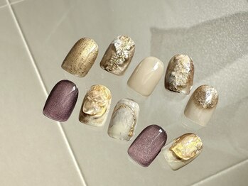 デューネイルスタジオ(dew nail studio)/90min.サンプル鉱物ニュアンス