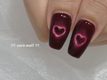 ココネイル 吉祥寺(coco.nail)/ハートマグ　ガーリー　秋