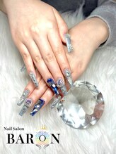 バロン 本厚木店(BARON)/寒色×パーツゴテ