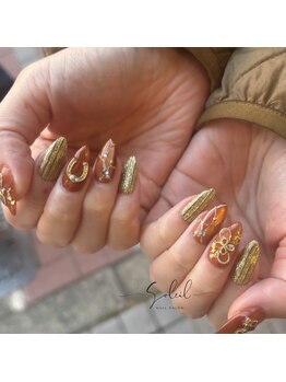 ネイルサロン ソレイユ(Nailsalon Soleil)/2026干支ネイル♪