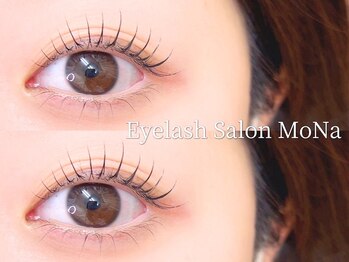 モナ(MoNa)の写真/ナチュラル目元に♪まつ毛パーマのロッドは30種常備!ダメージが気になる方におすすめケアパーマも◎