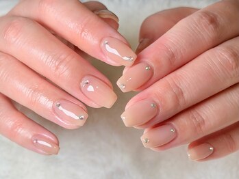 グロスネイル(gloss nail)/ジェルアート/ビジュー