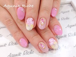 【フラワーネイル】