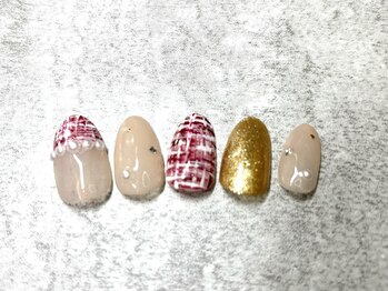 ネイル クランツ(nail kranz)/ツイードネイル
