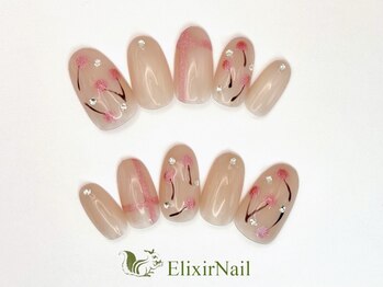 エリクサーネイル 神田(Elixir Nail)/シンプル / クーポン使用