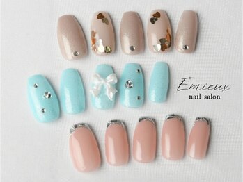 エミュー(Emieux)の写真/定額デザイン豊富♪シンプル～トレンドまで幅広くデザインをご用意しています！好きなデザインが見つかる☆