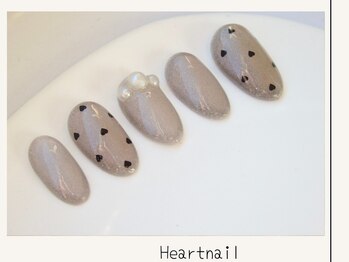 プレンティー 北千住西口店(plenty)/ハートドットネイル