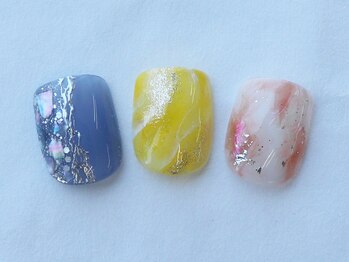 セラピッシュネイル (therapish nail)/フットプレミアム　￥7150