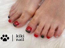キキネイル 二子玉川(kikinail)/定額フットネイル/スイカネイル